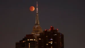 Lunar Eclipse Tonight Blood Worm Moon Over North America